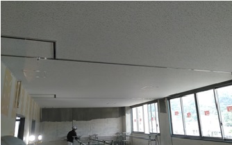 24 4階天井仕上げボード張り 沖縄の総合建設業 株式会社 太名嘉組